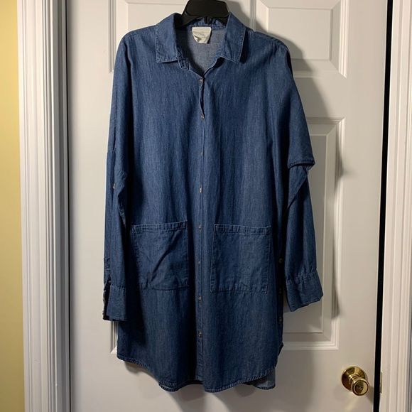 Hyped Unicorn Size Medium Denim Tunic/Dress - Picture 2 of 11